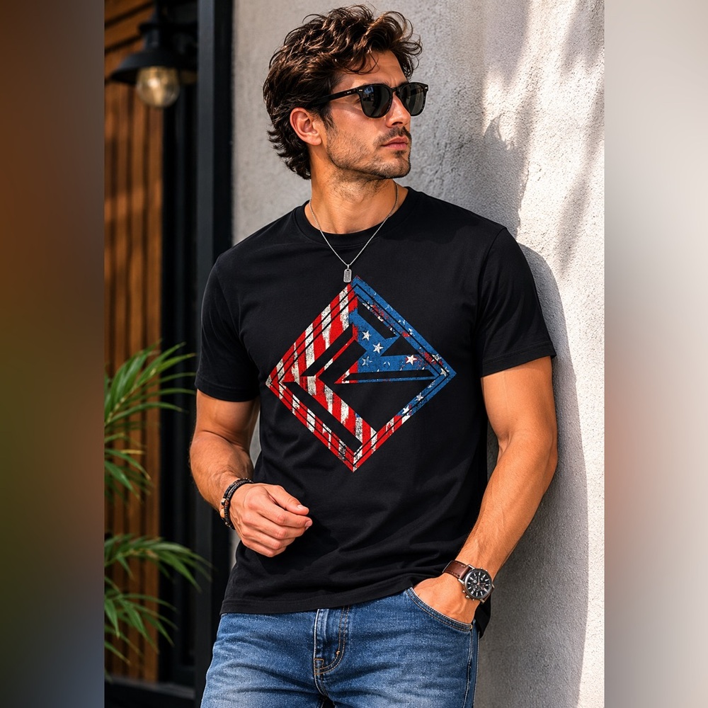 Rock & Roll Cowboy T Shirt Large
